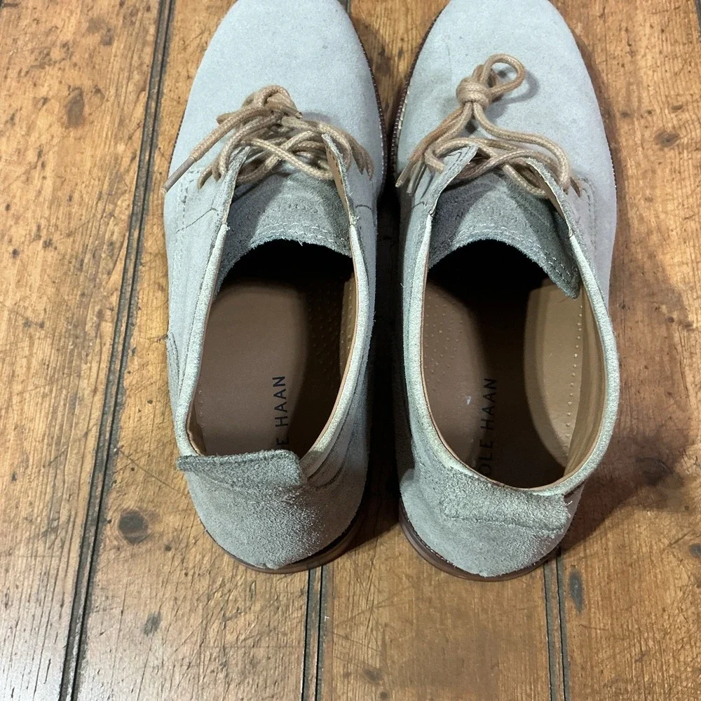 Cole Haan Ogden Stitch Driftwood Suede Chukka Boots Shoes Size 9.5 M C23872